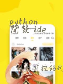 python 开发 ide