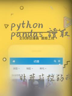 python pandas 读取数据