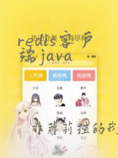 redis客户端java