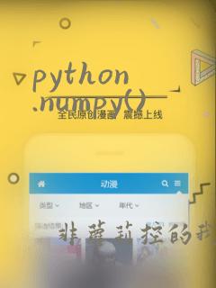 python .numpy()