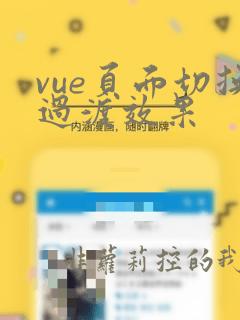 vue页面切换过渡效果