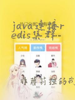 java连接redis集群