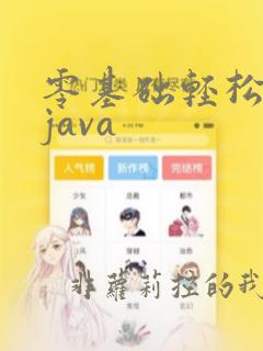 零基础轻松入门java