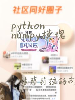 python numpy模块