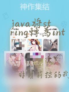 java将string转为int