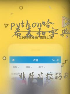 python哈希表和字典的区别