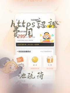https认证费用