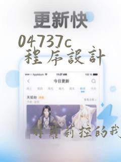 04737c 程序设计