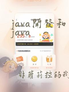 java开发和java