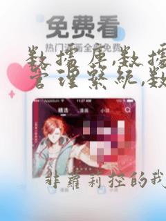 数据库,数据库管理系统,数据库系统