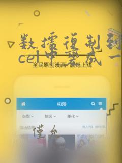 数据复制到excel中变成一列数据