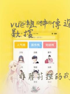 vue组件传递数据