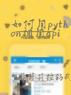 如何用python调用api