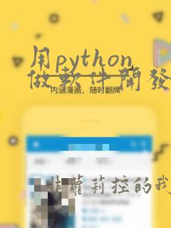 用python做软件开发