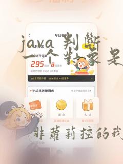 java 判断一个对象是否为空