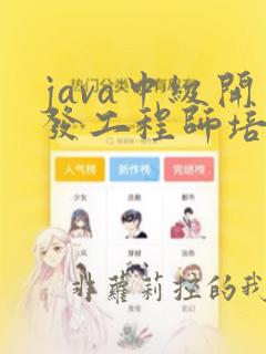 java中级开发工程师培训