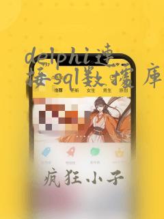 delphi连接sql数据库