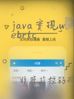 java实现webrtc