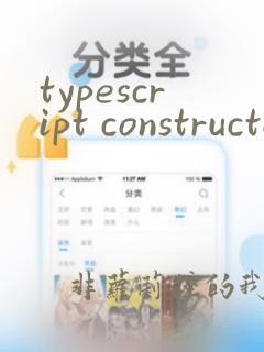 typescript constructor