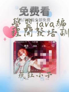 学习java编程开发培训