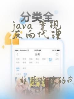 java 实现反向代理