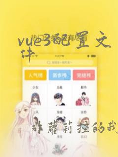 vue3配置文件