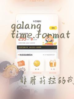 golang time.format