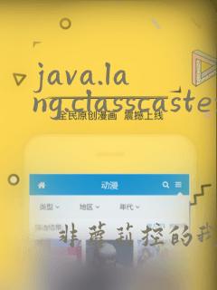 java.lang.classcastexception: null