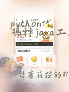 python代码转java工具