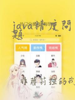 java精度问题