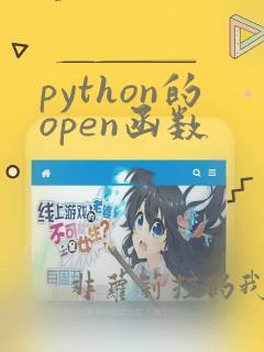 python的open函数