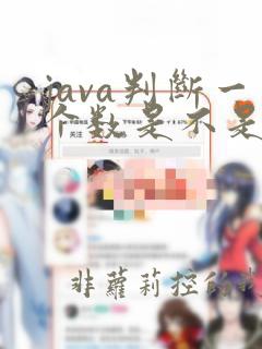 java判断一个数是不是整数