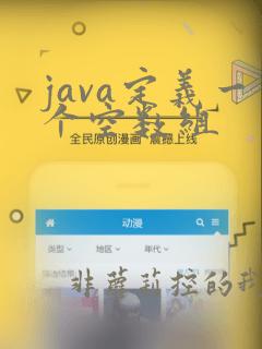 java定义一个空数组