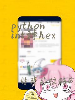 python int转hex
