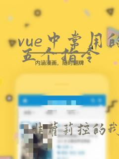 vue中常用的五个指令