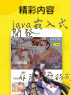 java嵌入式开发