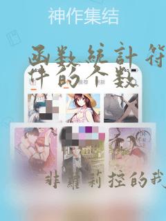 函数统计符合条件的个数