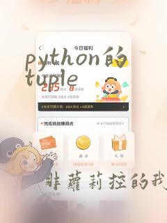 python的tuple