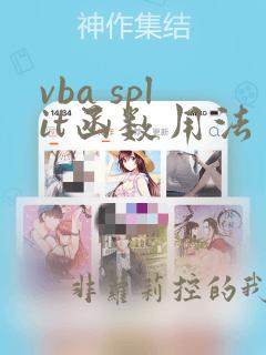 vba split函数用法