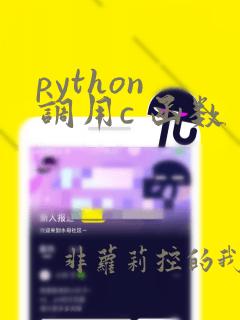 python 调用c 函数