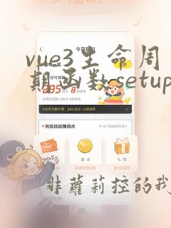 vue3生命周期函数setup