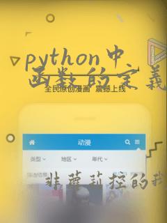 python中函数的定义
