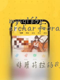 mysql的varchar和oracle的varchar2