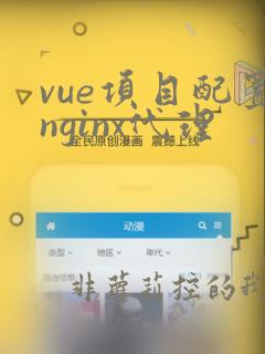 vue项目配置nginx代理