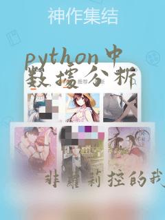 python中数据分析