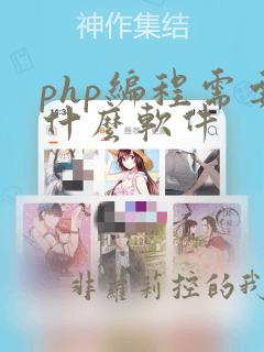 php编程需要什么软件