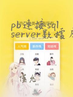 pb连接sqlserver数据库