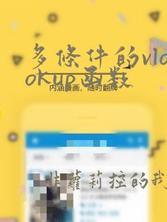 多条件的vlookup函数