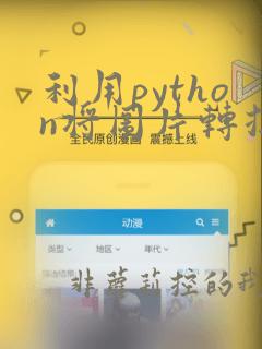 利用python将图片转换成excel