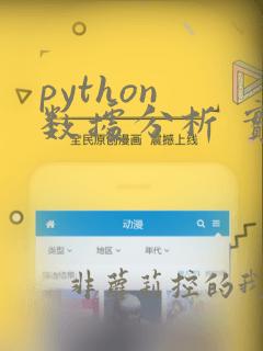 python 数据分析 实际案例